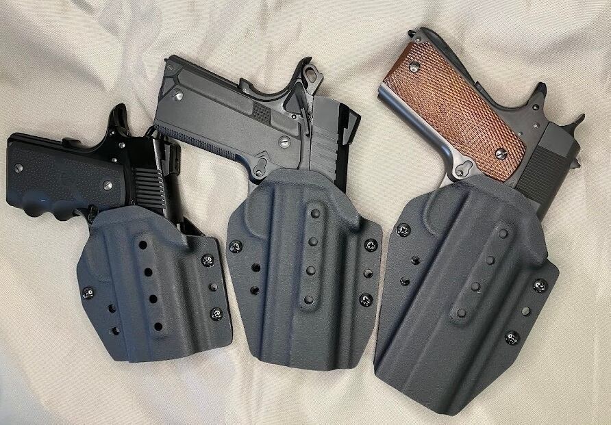 カイデックス Colt M1911用両利きホルスター