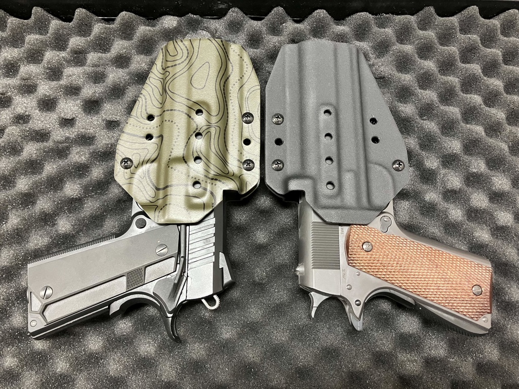 カイデックス Colt M1911用両利きホルスター