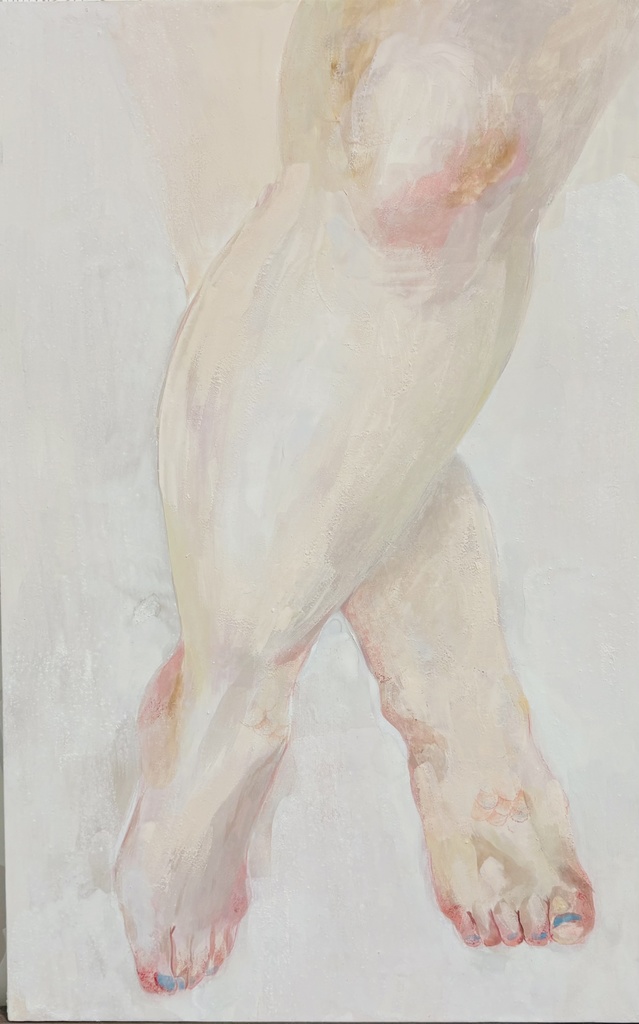 【日本画】歩くたびに痛いけれど【M10号】