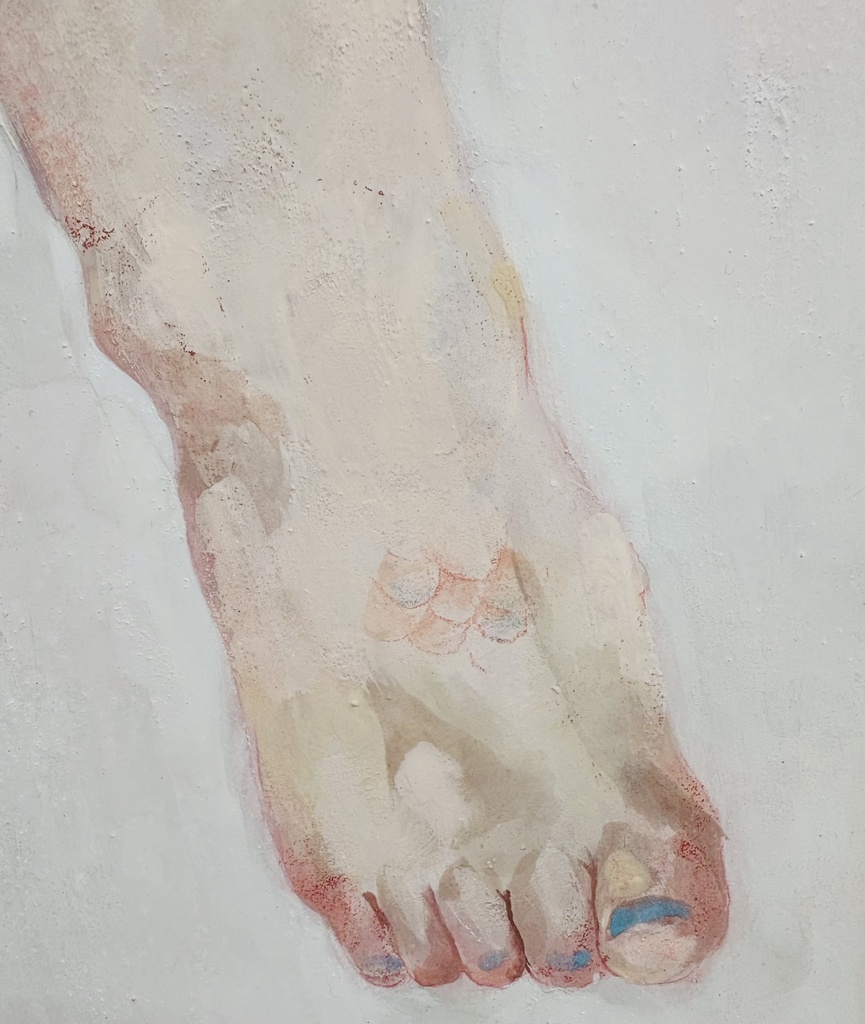 【日本画】歩くたびに痛いけれど【M10号】