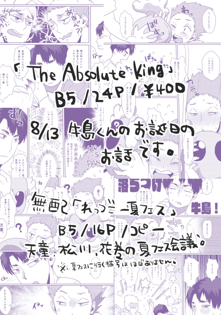 The Absolute King  【無配コピ本付】