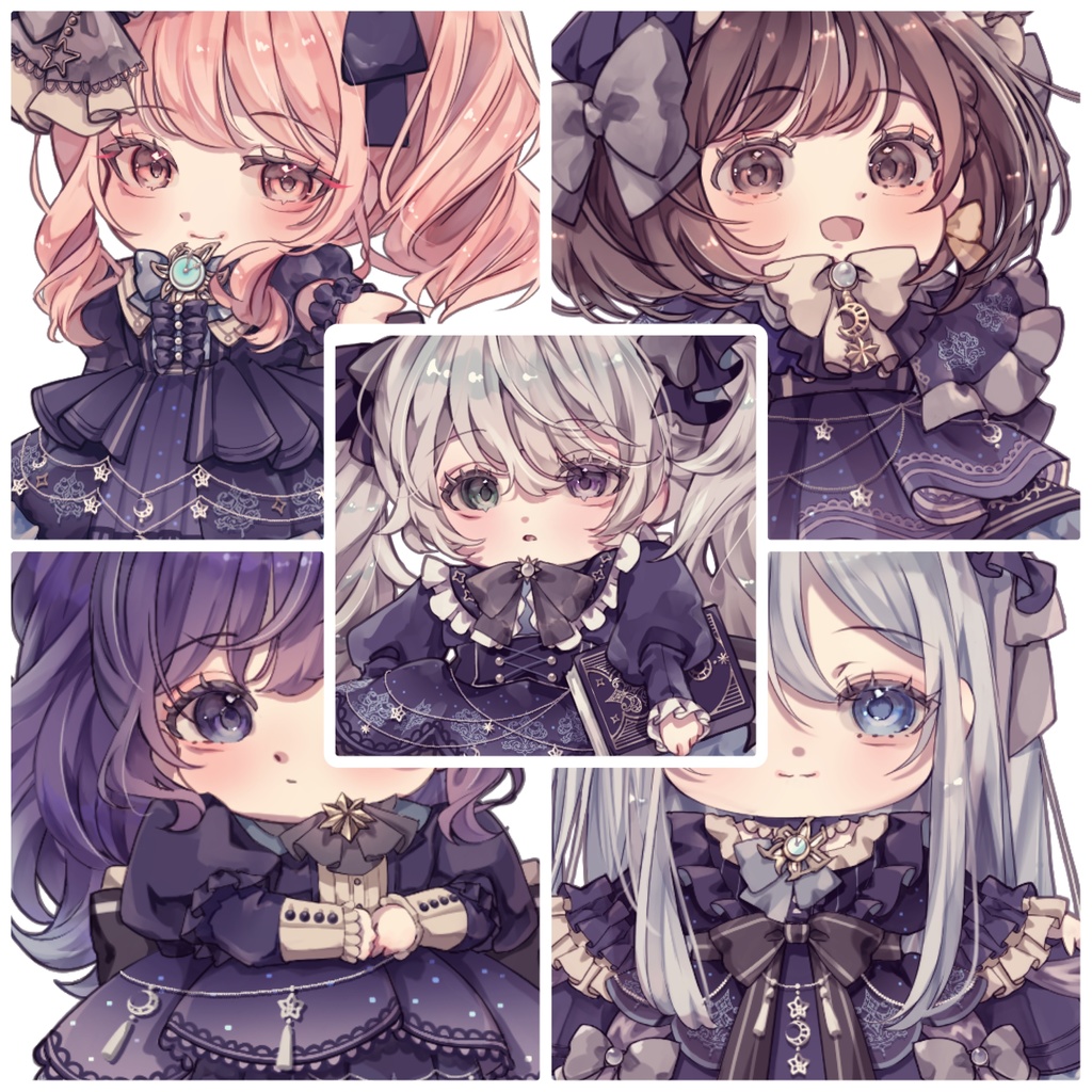 ニーゴアクリルキーホルダー＋ステッカーセット