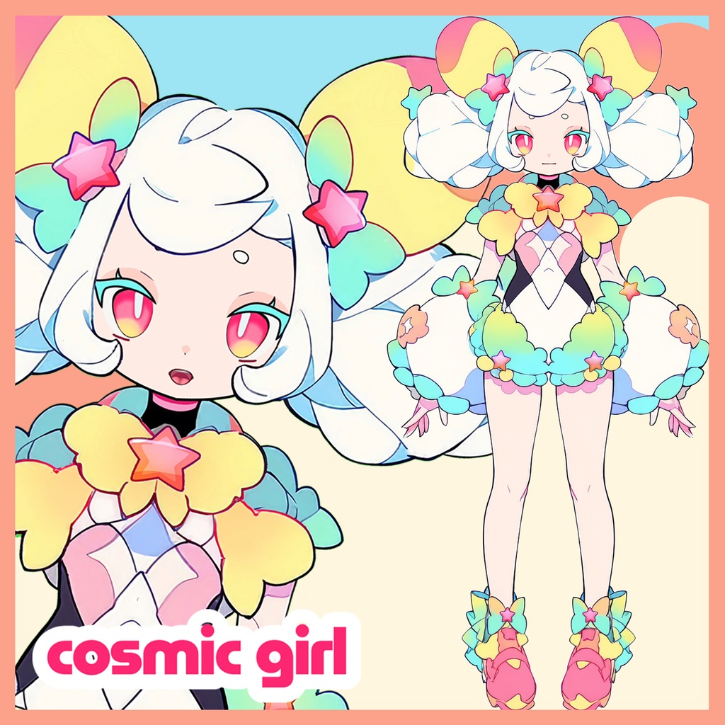 【live2Dモデル】 Cosmic Girl / VtuberStudio対応 / 汎用LIVE2Dモデル