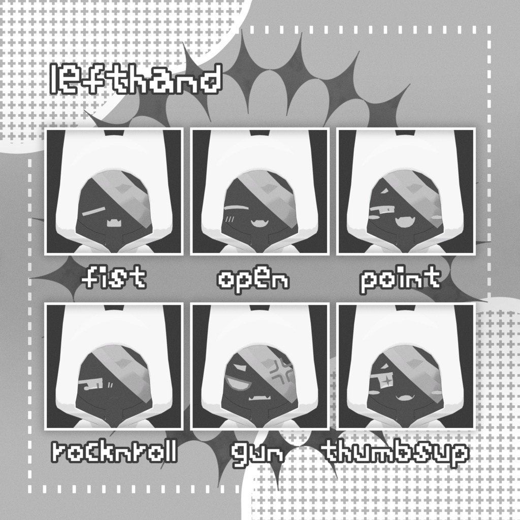 【オリジナル3Dモデル】かみさまおばけ