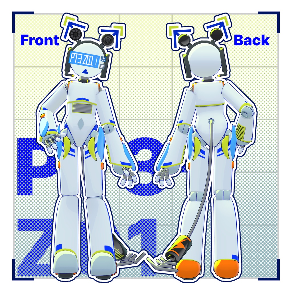 【無料/オリジナル3Dモデル】PT3-Z01