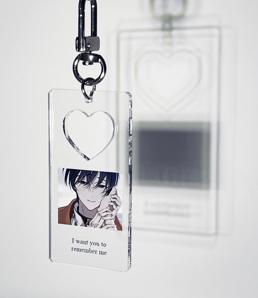 中抜きアクリルキーホルダー(クリアver.)