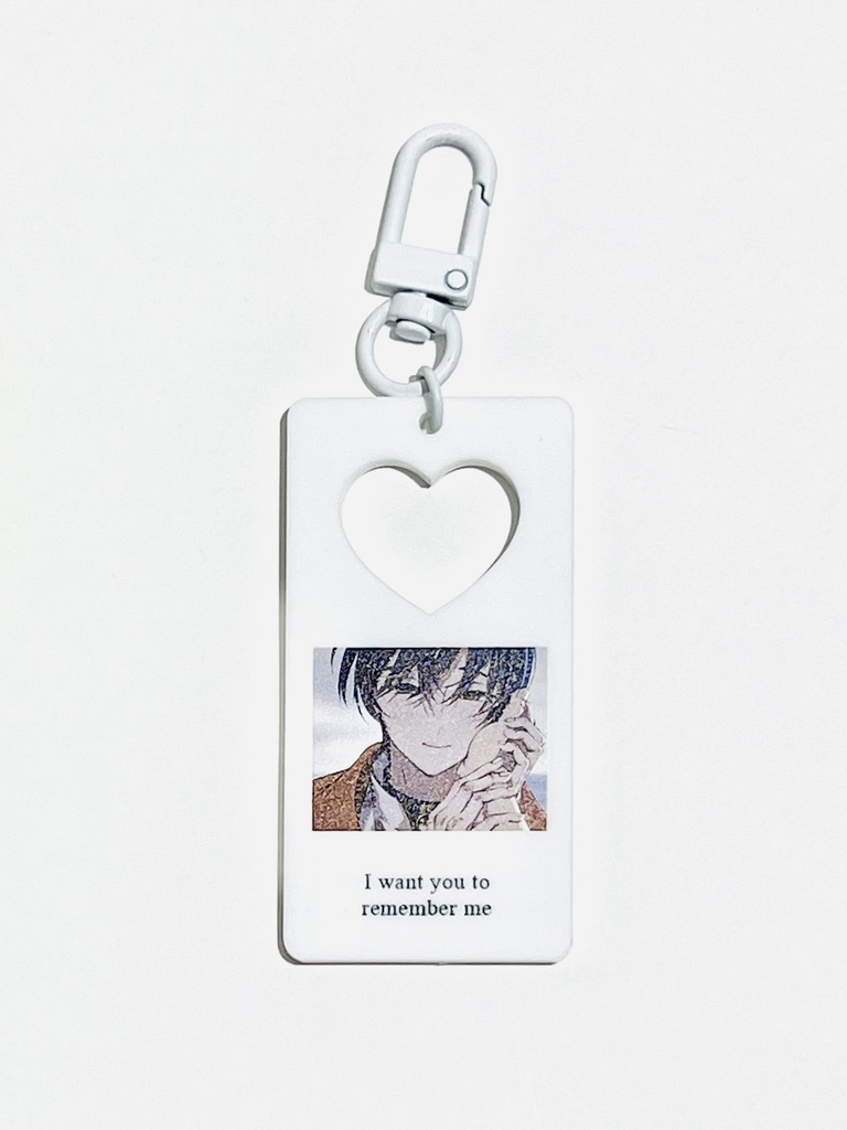 中抜きアクリルキーホルダー(ホワイトver.)