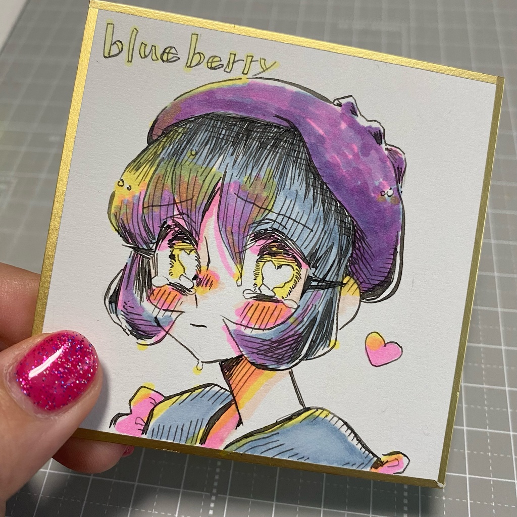 恋するブルーベリーちゃん 原画イラスト