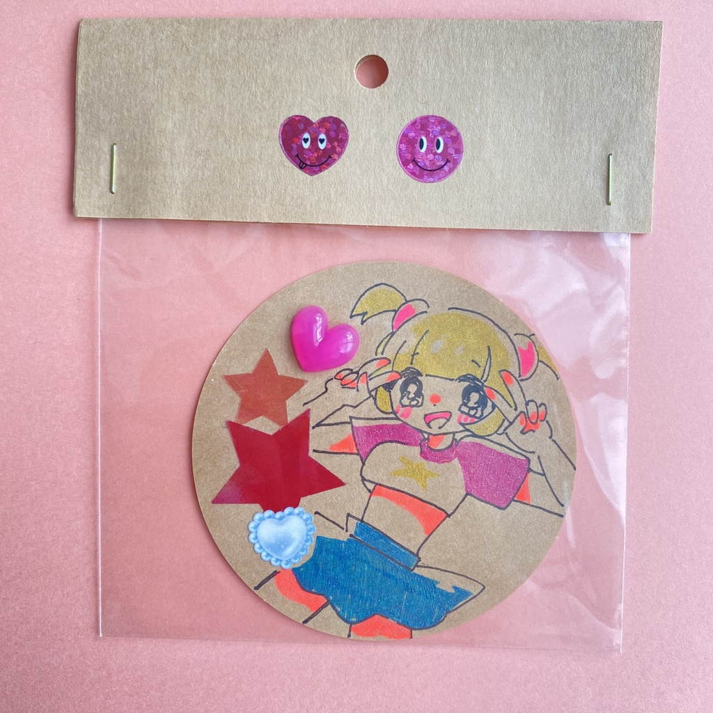 きままいらすとシリーズ　平成女児　原画イラスト