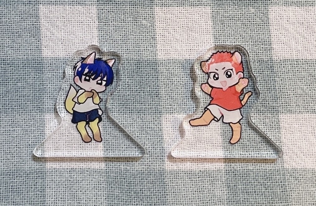 チビけも流花のミニアクリルスタンド