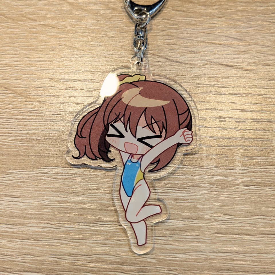 アクリルキーホルダー 水泳部の女神たち