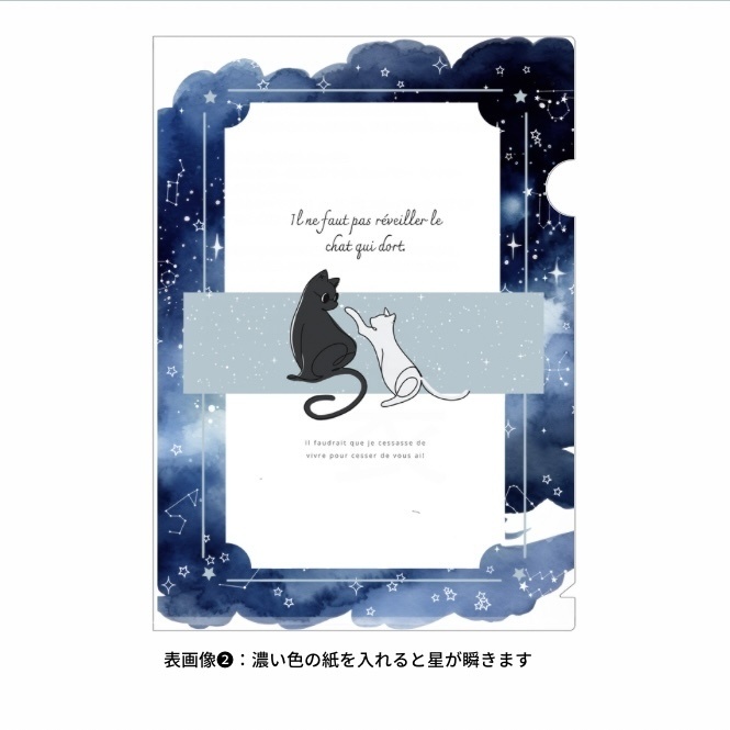 ギンミツネコチャンクリアファイルA5