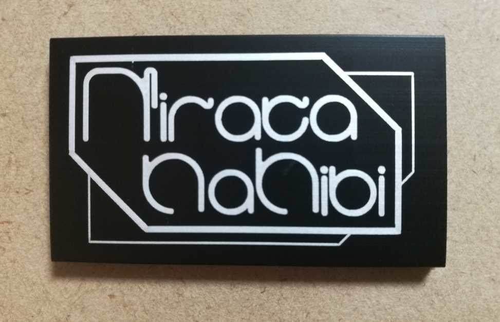 【ワンオフ】アルミロゴプレート【特注】