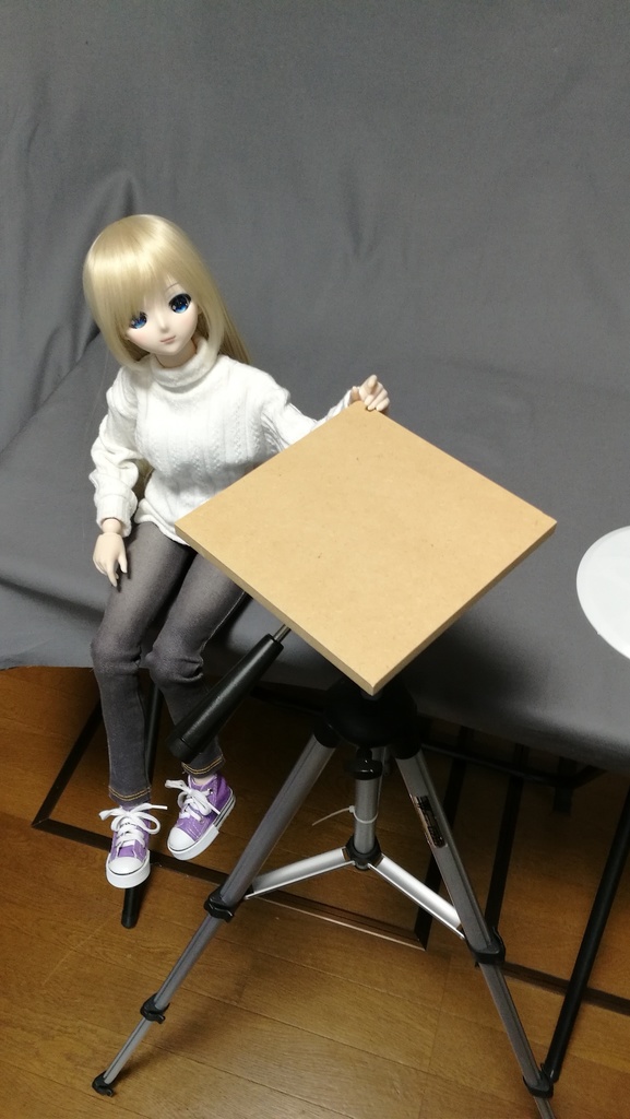 【ドールさん撮影】三脚用ステージ