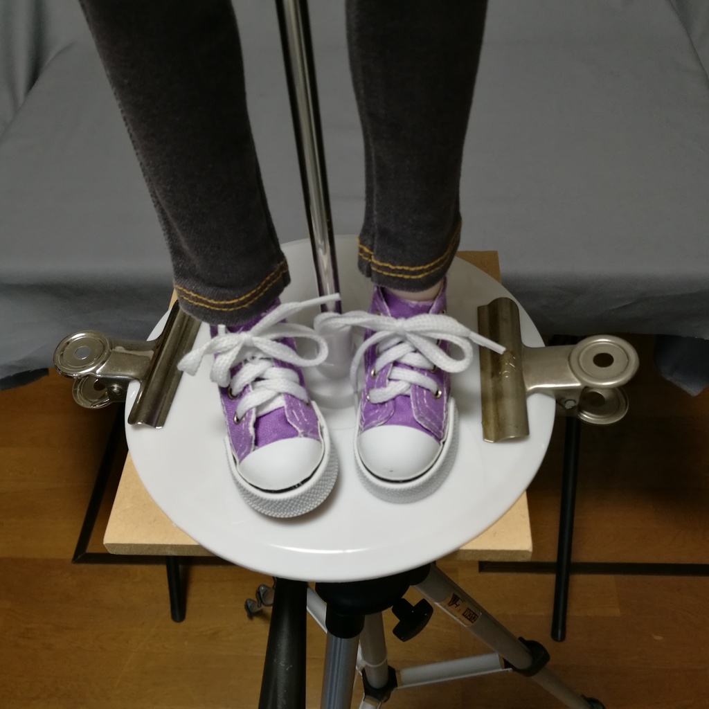 【ドールさん撮影】三脚用ステージ