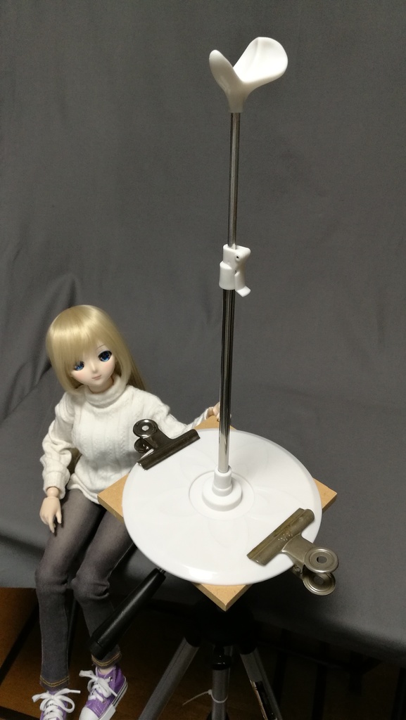 【ドールさん撮影】三脚用ステージ