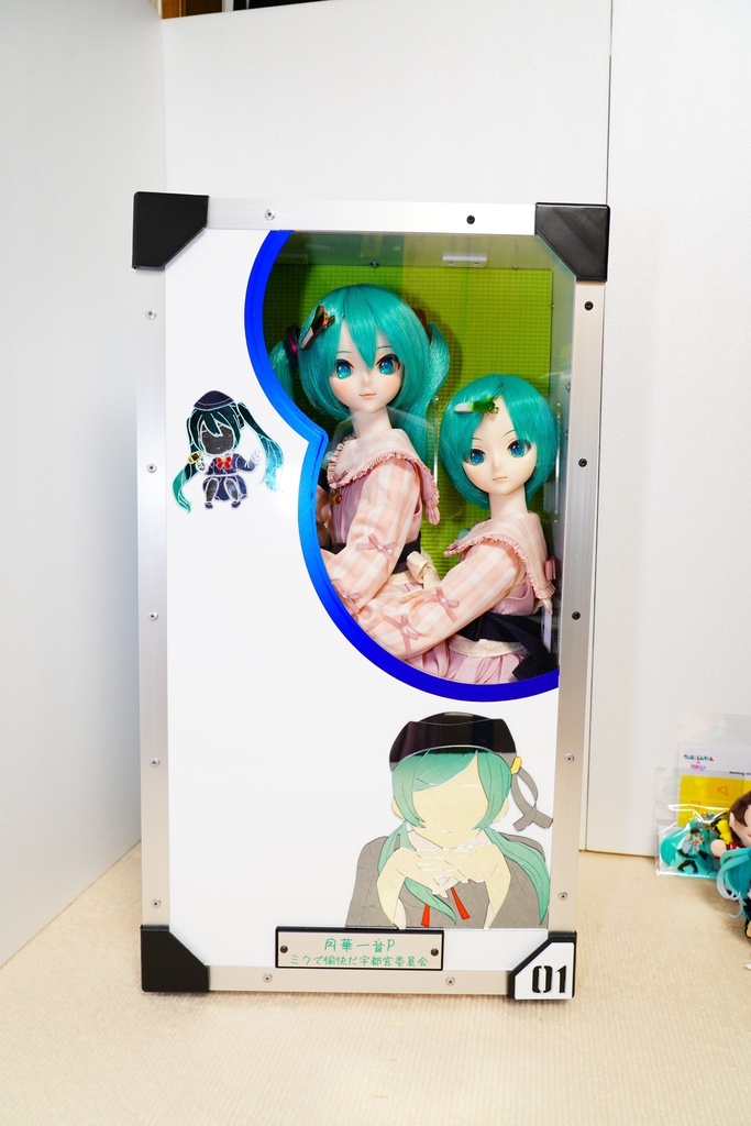 【受注品】DDサイズドールさん2人用ハードケース DDx2W/NW