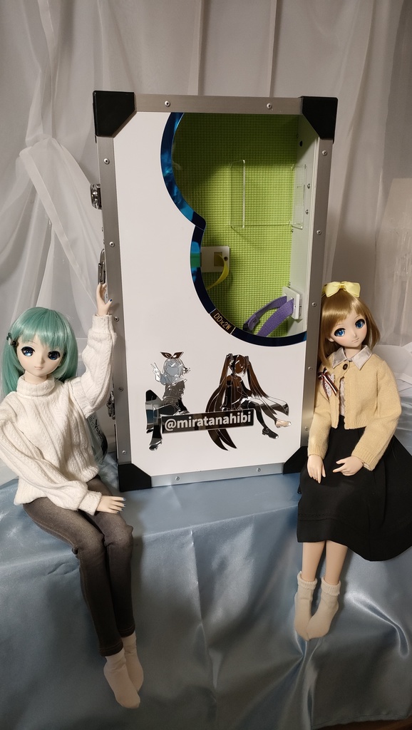 【受注品】DDサイズドールさん2人用ハードケース DDx2W/NW