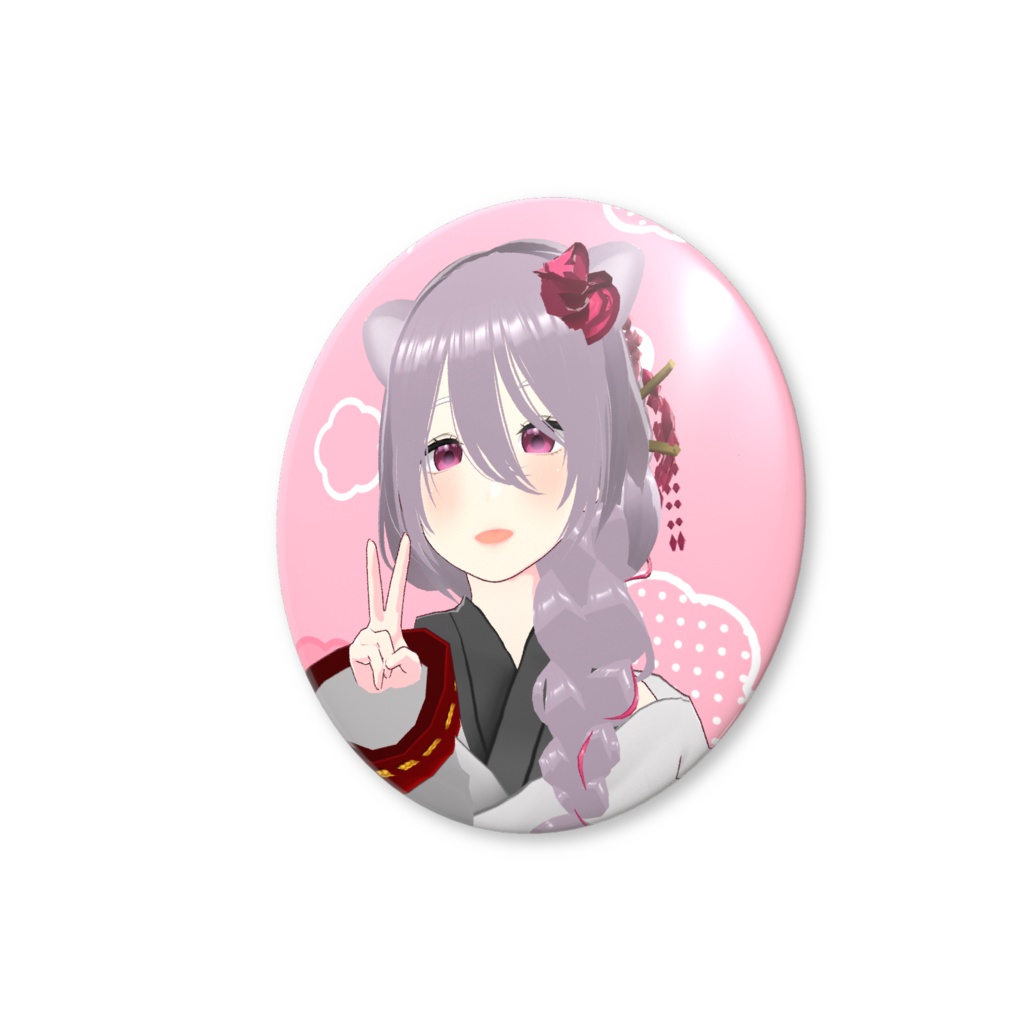 旧衣装缶バッチ