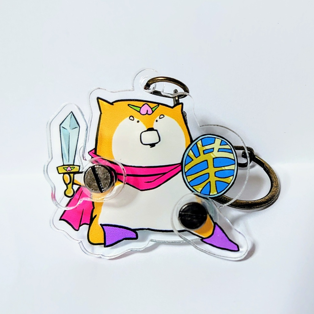 可動アクリルキーホルダー「もちむち＜勇者＞」