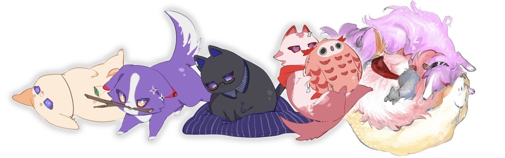 🐕🐈シールセット/unofficial goods