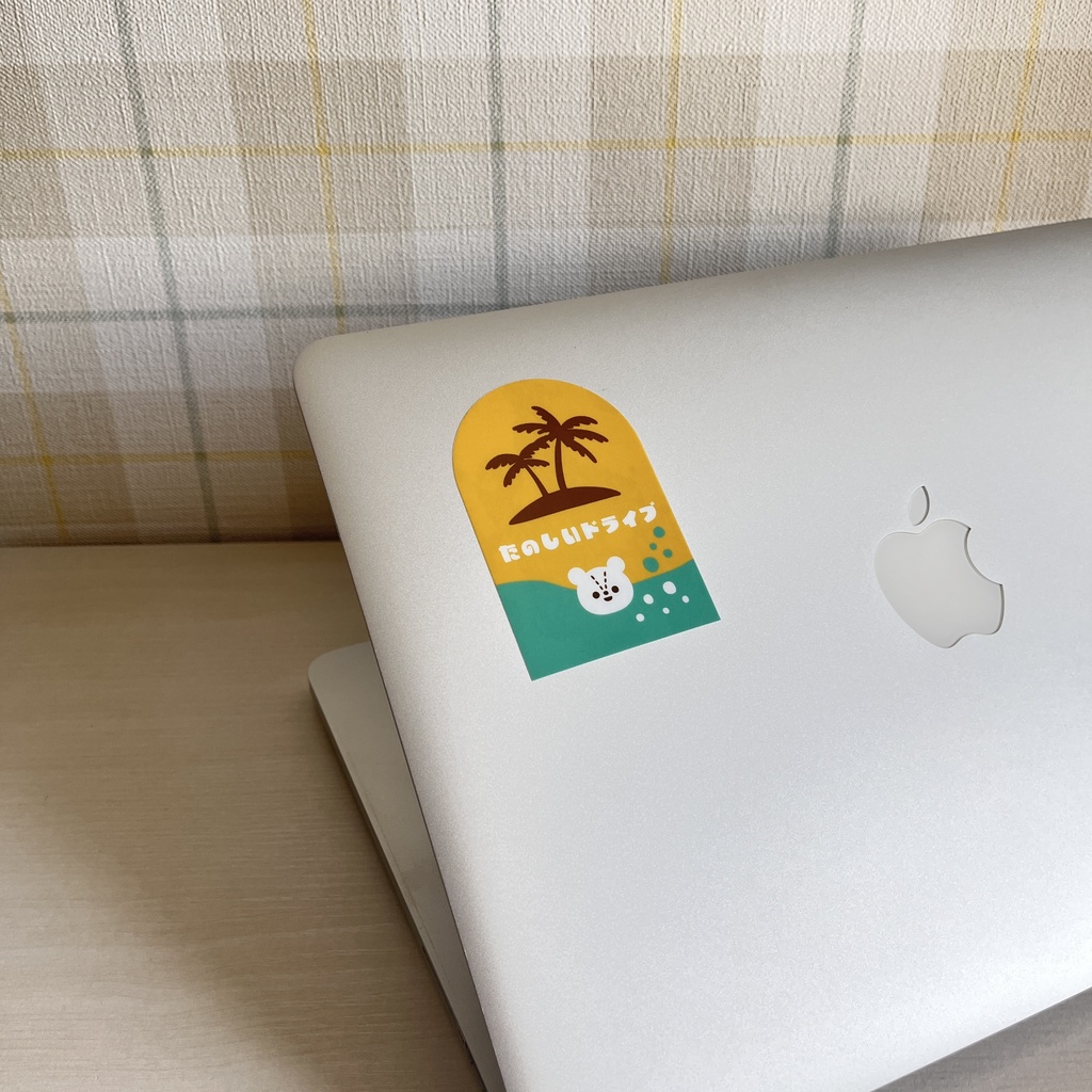 のりみーのくまちゃんステッカー