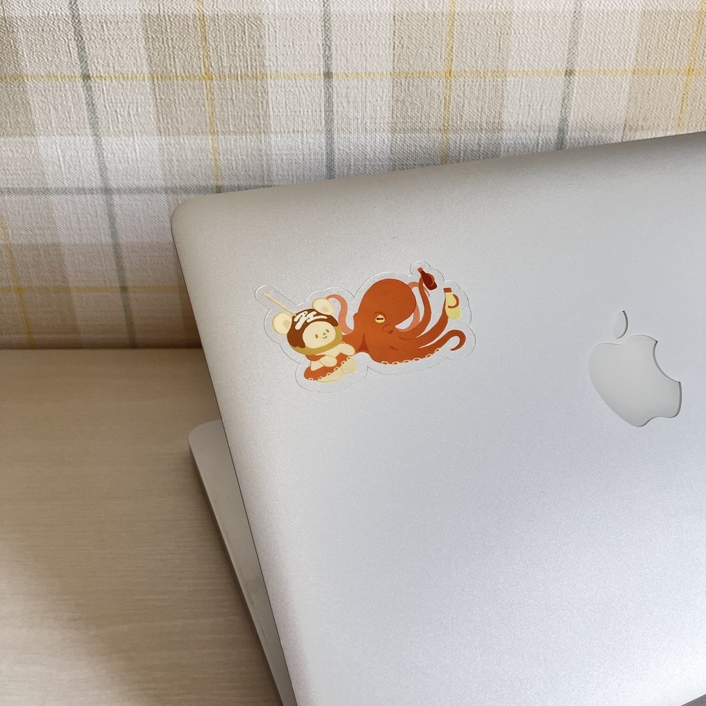 のりみーのくまちゃんステッカー