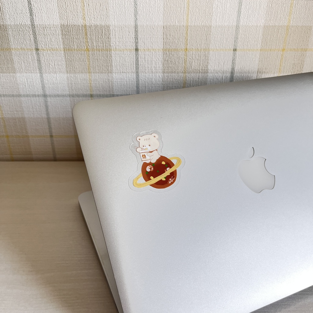 のりみーのくまちゃんステッカー