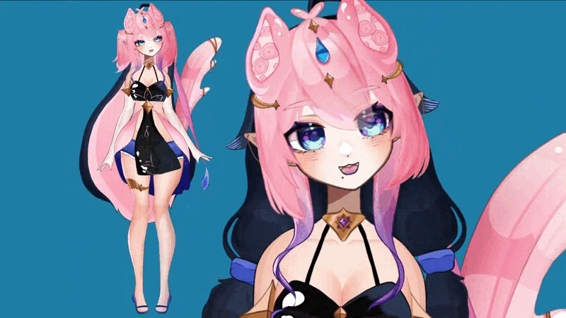 【live2d モデル】クラゲ - VTS用