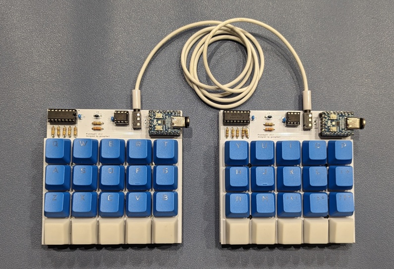 PrototypEC - 静電容量無接点方式自作キーボードキット