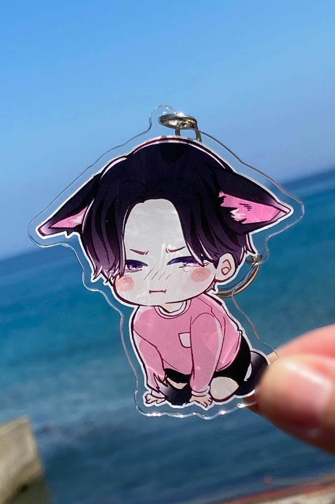 【創作BL】わんこ彼氏と塩対応さん・汐さんアクキー