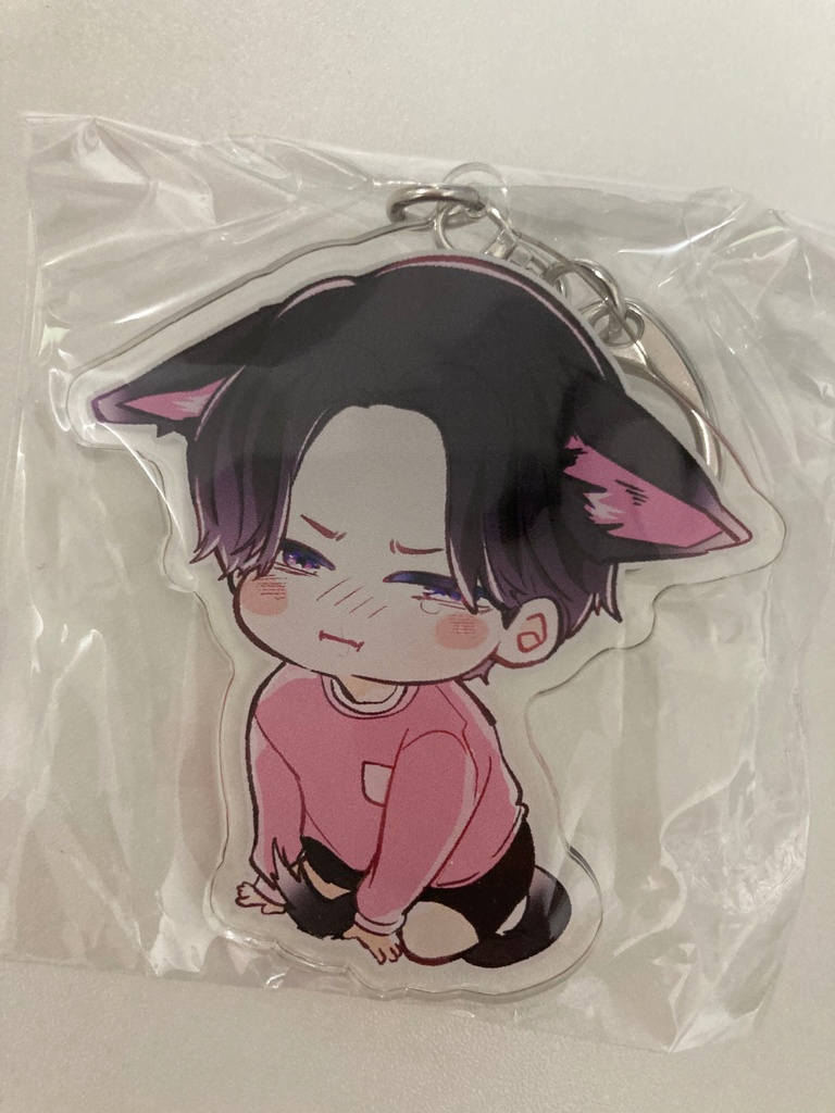 【創作BL】わんこ彼氏と塩対応さん・汐さんアクキー