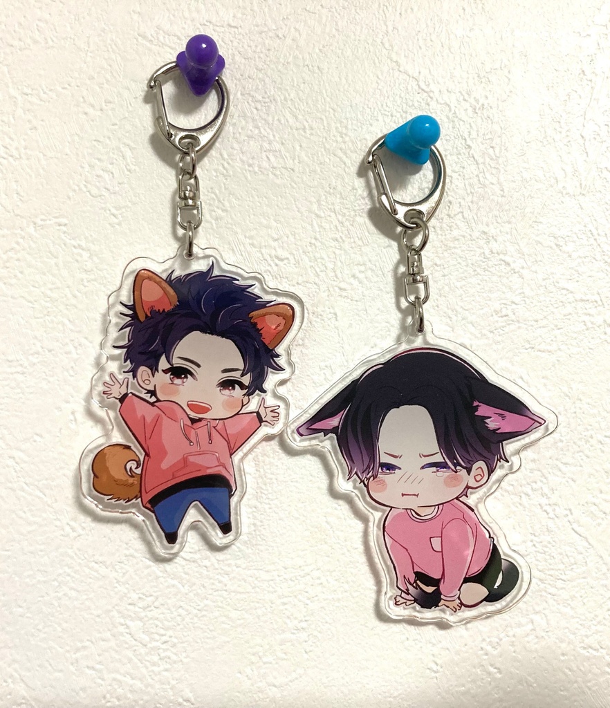 【創作BL】わんこ彼氏と塩対応さん・勇大アクキー