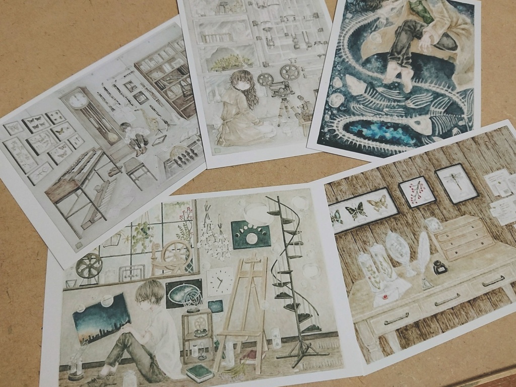 ポストカード 5種セット