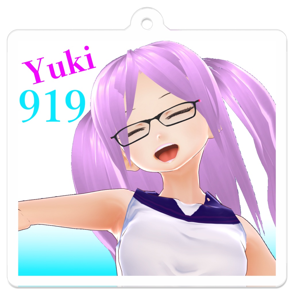 Yuki919　アクキー　50mmx50mmモデルのみ　テスト