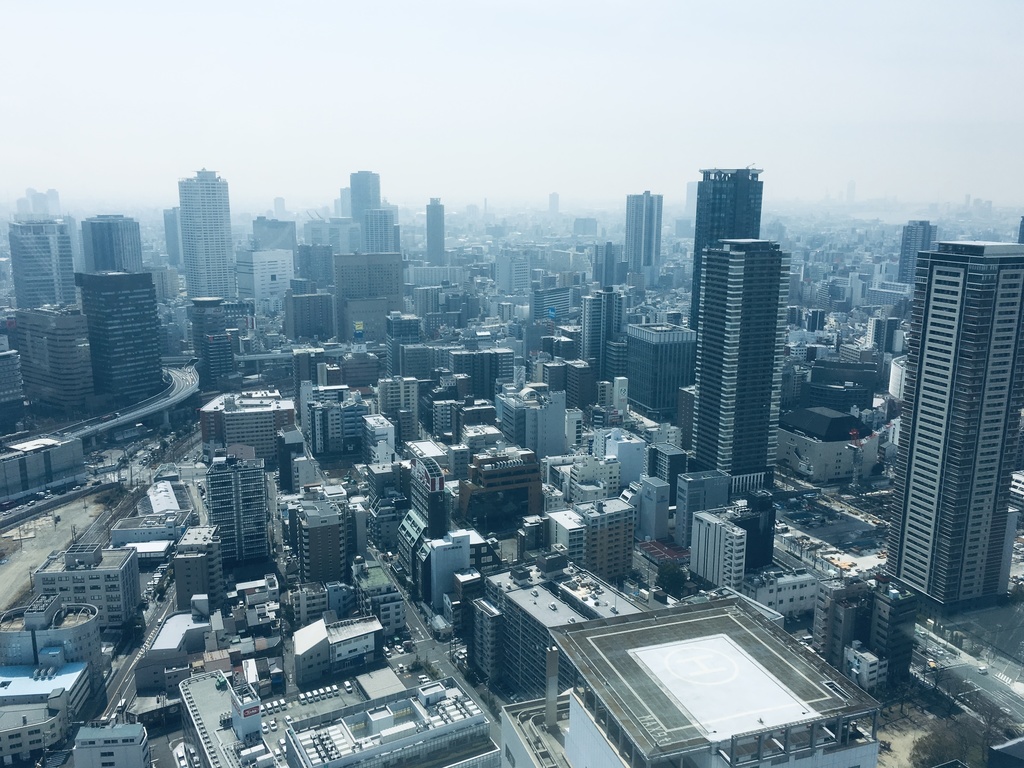 大阪の街並み
