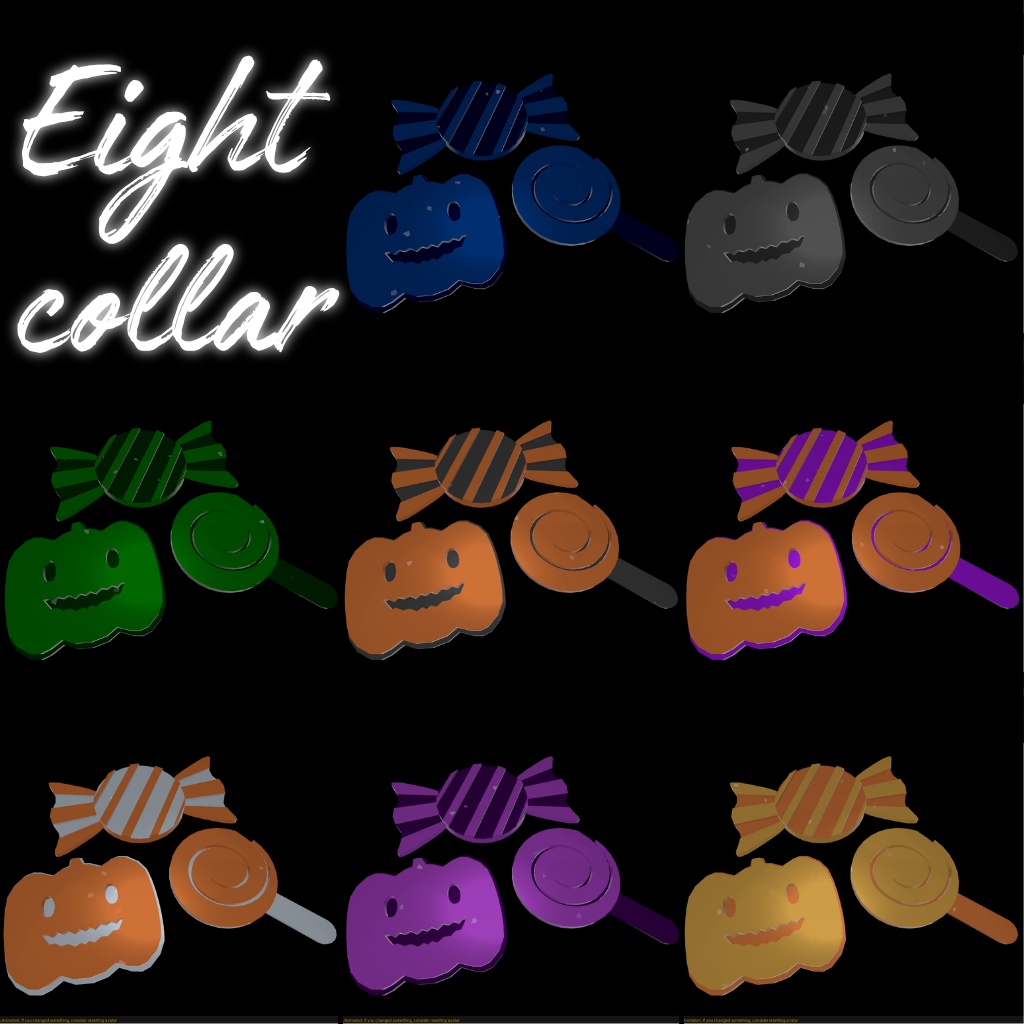 Metal Halloween Pins【無料/free】