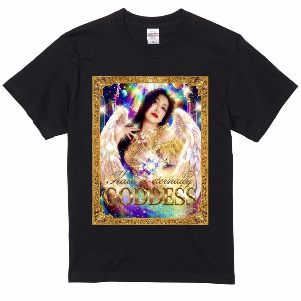 【NEW】GODDESS 豪運Tシャツ（BLACK）