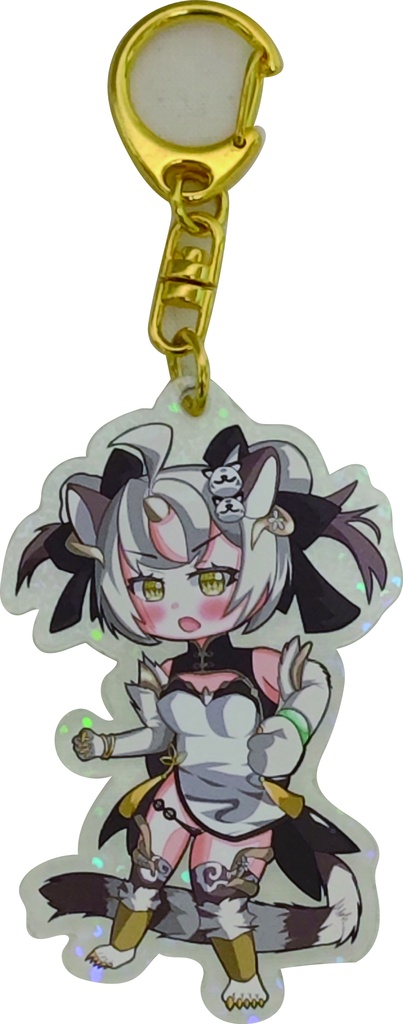 白虎娘リンフーアクリルキーホルダー(70mmサイズ)