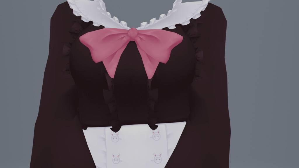 Rainhet Bunny Maid Dress (adjustable skirt length) FBX