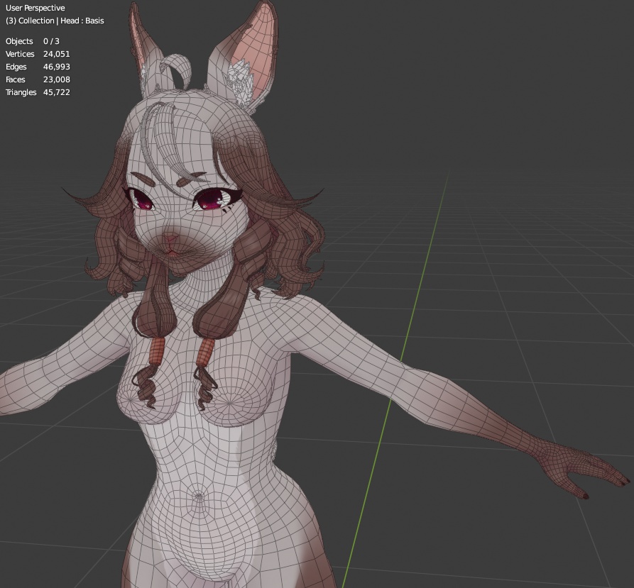 Lewisia Bunny VRChat Avatar