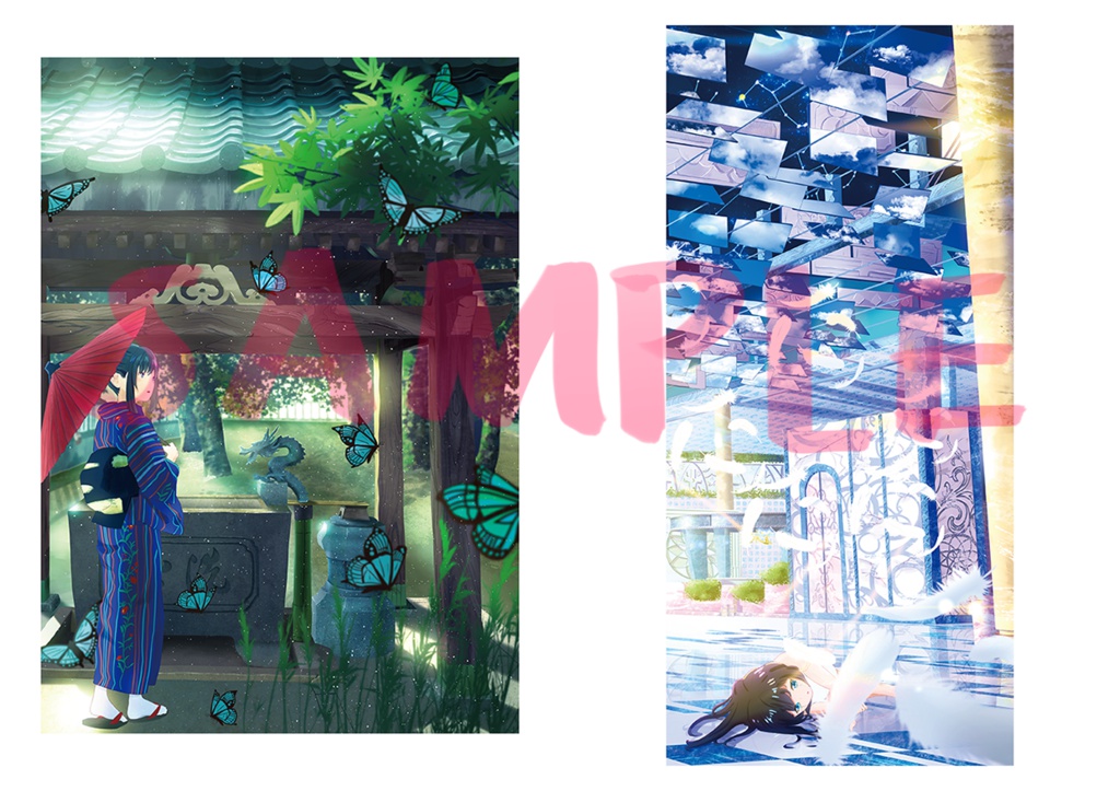 【関西コミティア54】イラスト集『Non-Linearity』