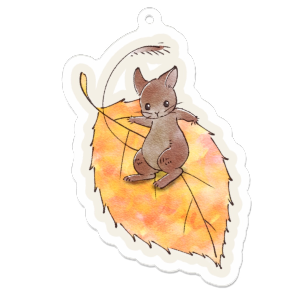 葉っぱサーフィン〈デグー〉