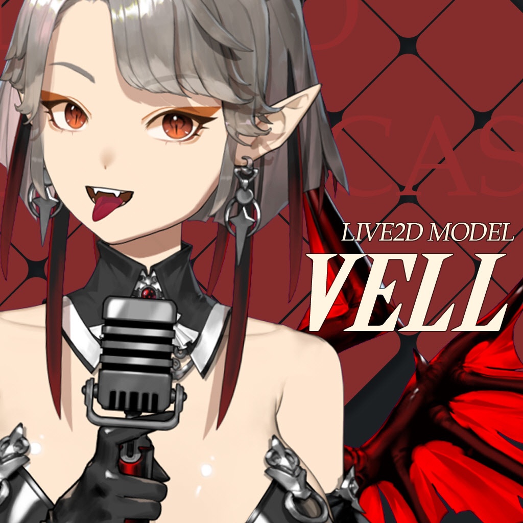 【live2d モデル】NO.1 VELL(VtubeStudio)