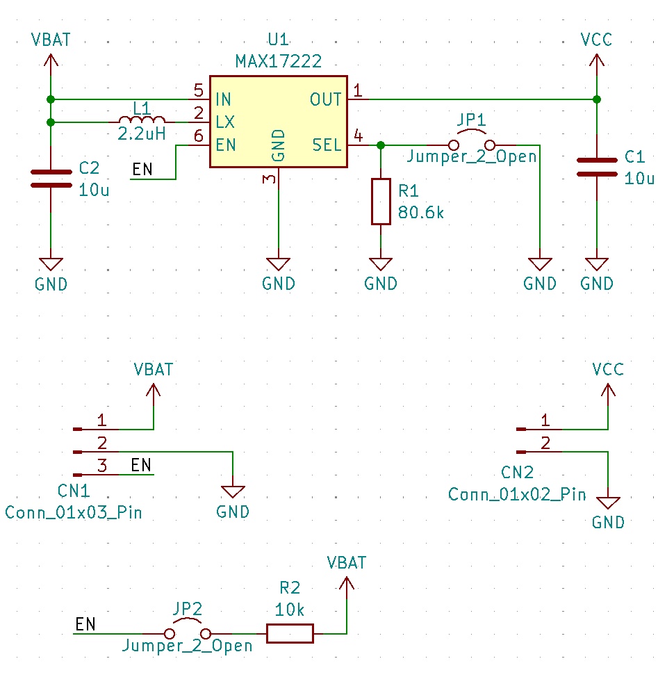小型昇圧基板 MAX17222ブレイクアウトボード