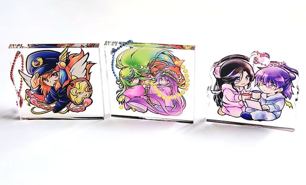 2wayアクリル 自立アクスタ兼アクキー マリア&卑弥太夫