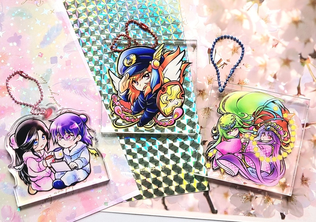 2wayアクリル 自立アクスタ兼アクキー フェニマリ