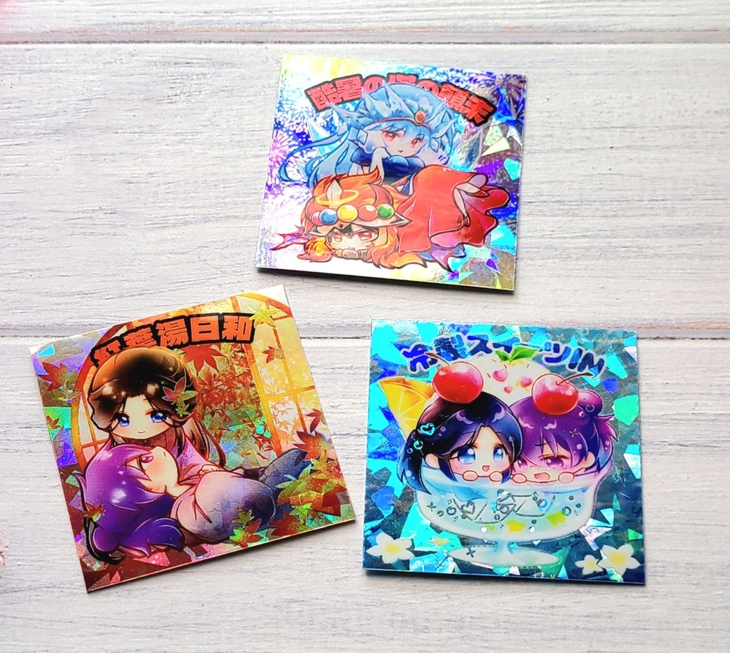 ホログラムシール クリームソーダなフェニマリ