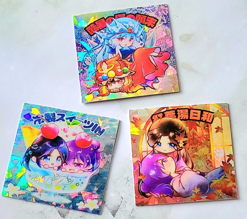 ホログラムシール 紅葉フェニマリ