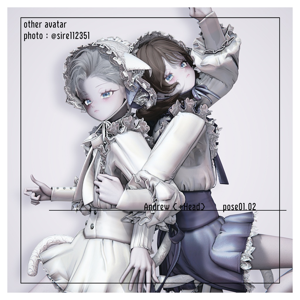 【無料あり】ペアダンスポーズセット -PairDancePoseSet- 【24種】